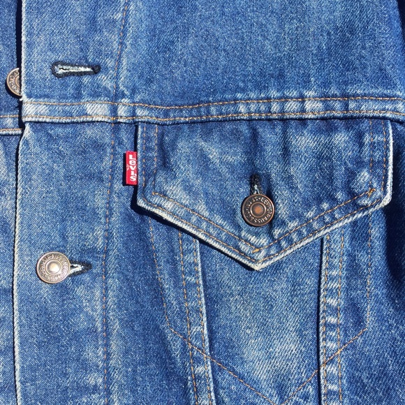 Vintage 1970s Levi’s Blanket Lined Trucker Jacket - Picture 10 of 12